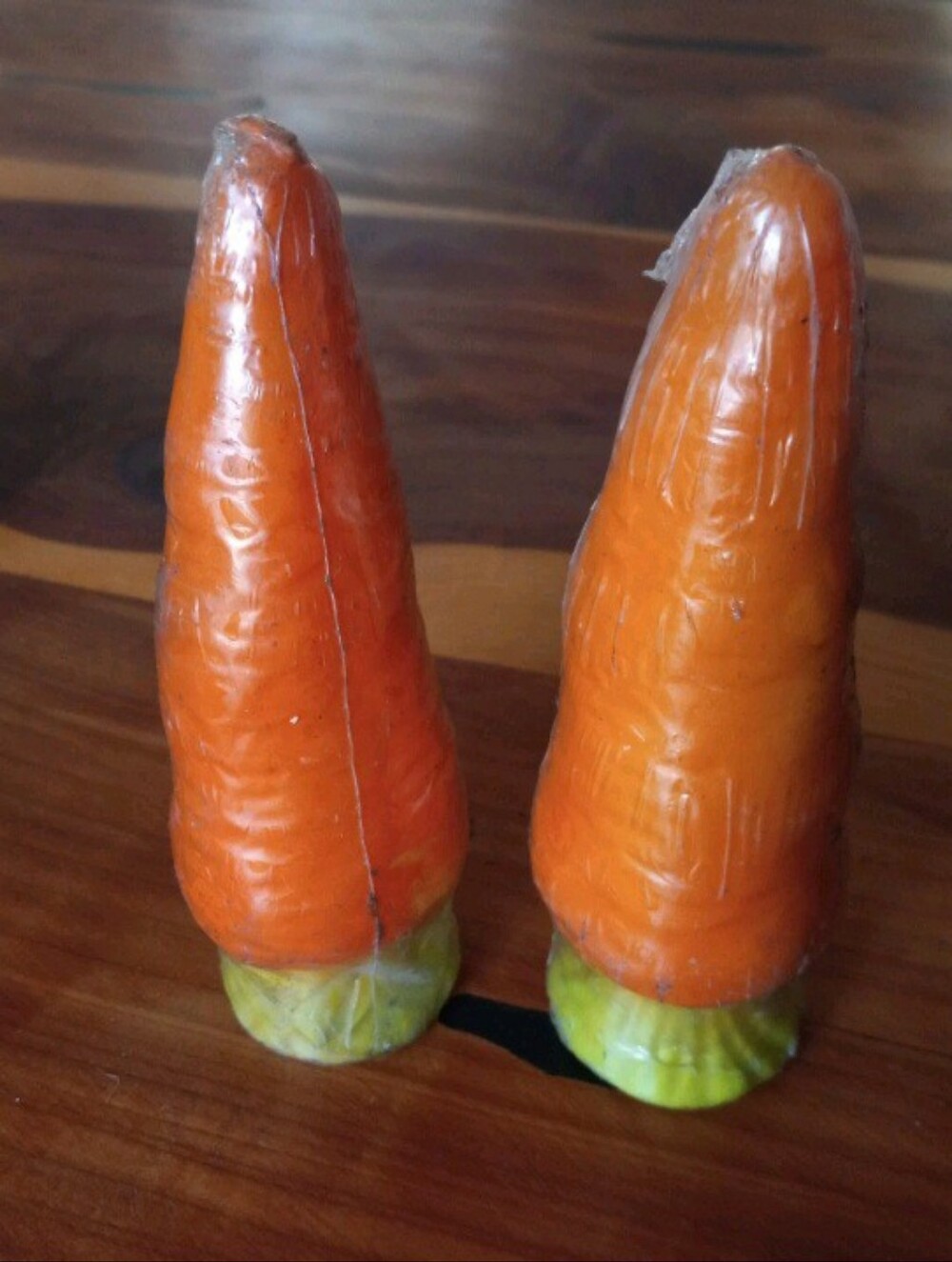 Farmhouse CountryVegetable Carrot, Pepper, Asparagus Shaped Wax Candles 4 Pc Lot - Picture 4 of 9